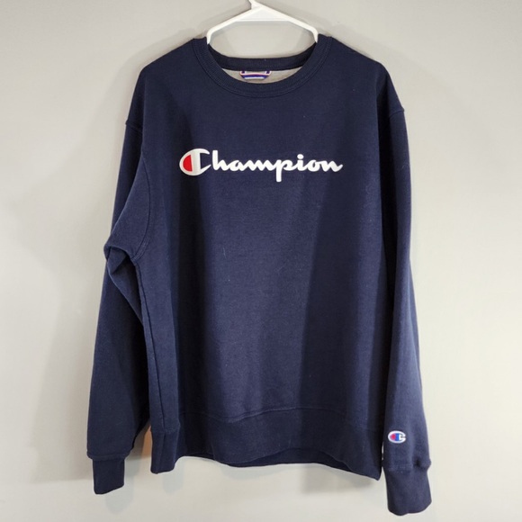 Champion Crewneck Sweater Sz. Large - Picture 2 of 7